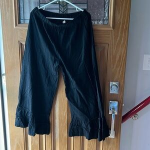 Bohemian ruffle pants